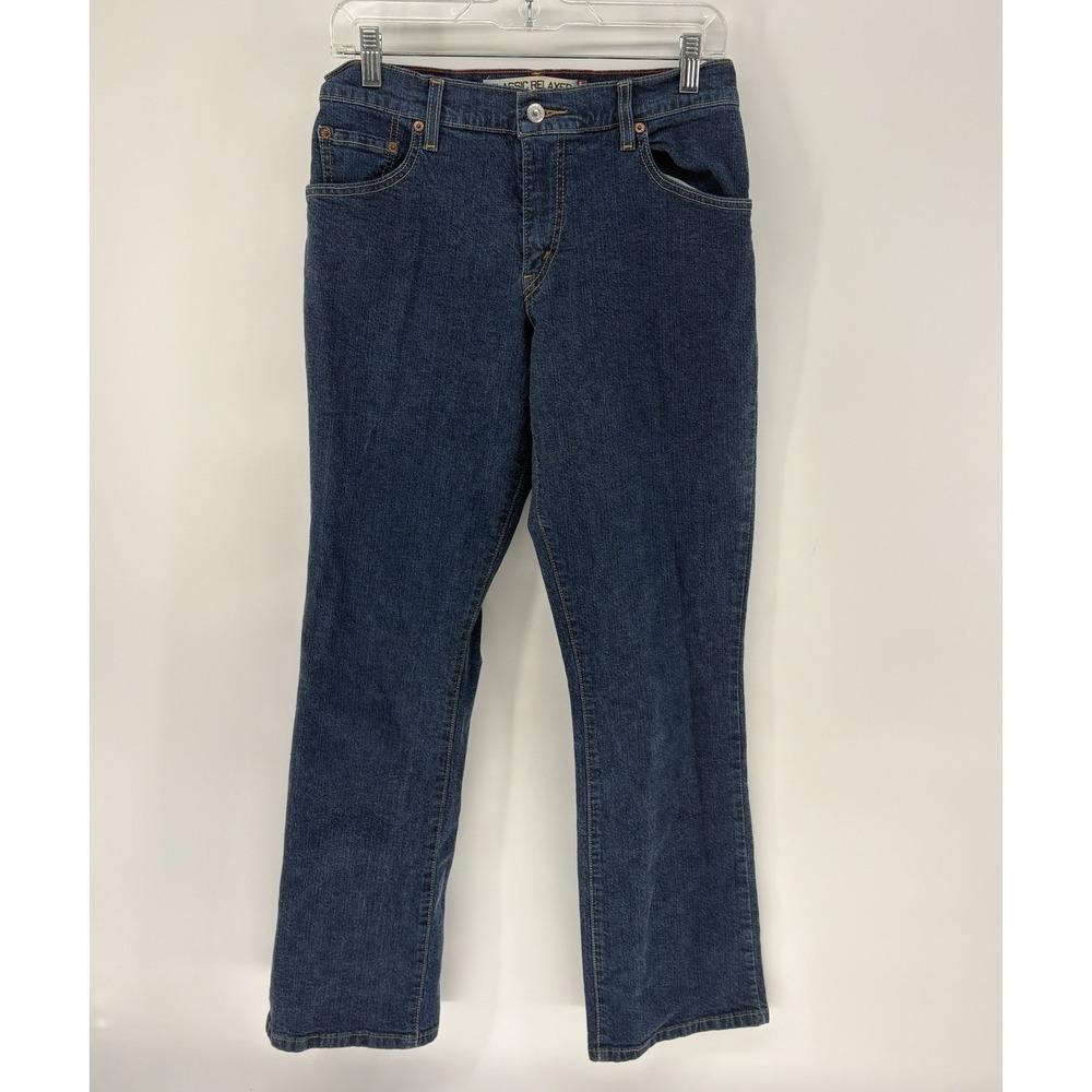 Levis Classic 550 Relaxed Bootcut‎ Jeans Medium Wash Stretch Women 6M (28X32)